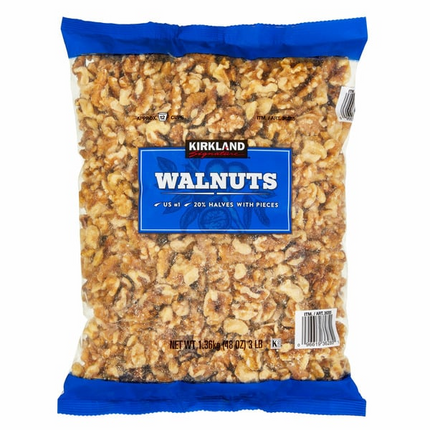 K S Walnut Halves, 3 lbs