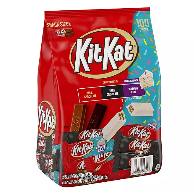 Kit Kat Miniatures Assortment Stand Up Bag,49 oz.