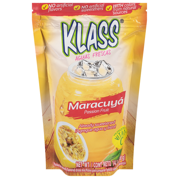 Klass Drink Mix, Passion Fruit 14.1 oz