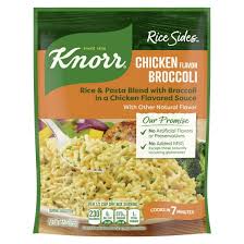 Knorr No Artificial Flavors Creamy Chicken Broccoli Rice, 5.5 Oz Regular Pouch