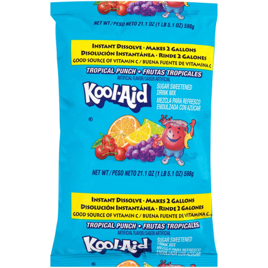 Kool-Aid Tropical Punch Powdered Drink Mix Pouch, 21.1 ounce