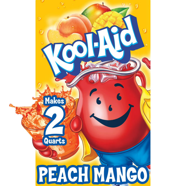 Kool-Aid Peach Mango  Powdered Soft Drink Mix, 0.14 oz Packet