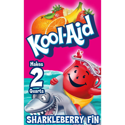 Kool-Aid Unsweetened Sharkleberry Fin Strawberry Orange Punch Powdered  Mix, 0.16 Oz