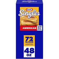 Kraft Singles American Cheese Slices, 72 Ct