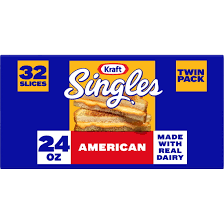 Kraft Singles American Cheese Slices, 72 Ct