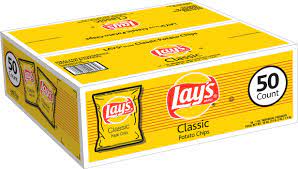 LAY'S CLASSIC POTATO CHIPS 50/1 OZ BAGS