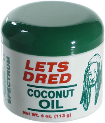 LETS DRED COCONUT OIL  4 oz.