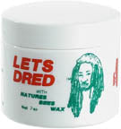 LETS DRED with NATURES BEES WAX Net 4 oz.