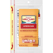 Land O Lakes Yellow Deli American  Sliced Cheese, 8oz, 10 Slices