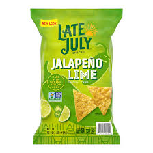 Late July Snacks Clasico Jalapeno Lime, Bag, 16 oz.
