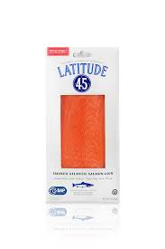 Latitude 45 Cold Smoked Atlantic Salmon Loin, 8 Oz,