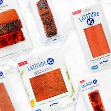 Latitude 45 Cold Smoked Atlantic Salmon Loin, 8 Oz,