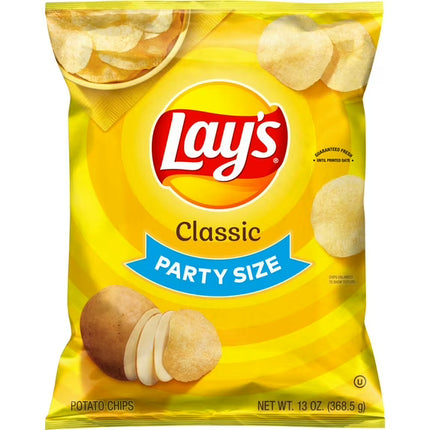 Lay'S Classic Potato Chips, Party Size, 15.5 Oz Bag