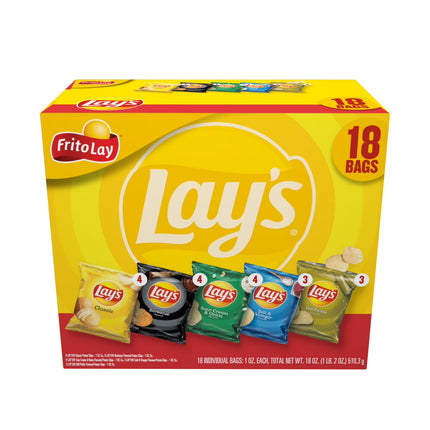 Lay's Snacks Mix Variety Pack, 1 oz, 18 Count