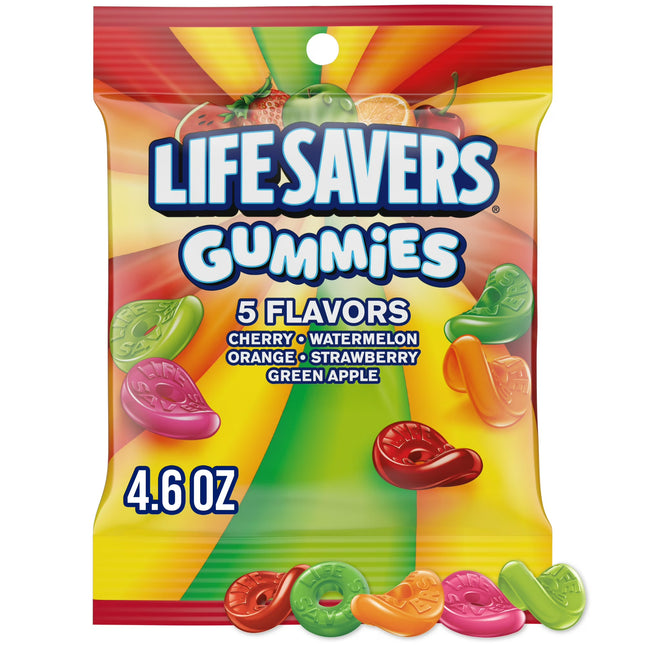 Life Savers Gummies 5 Flavors Gummy Candy - 4.6 Oz Bag