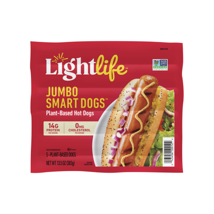Lightlife  Plant Based  Smart Jumbo Dogs Links 13.5 oz