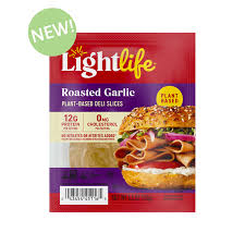 Lightlife Roasted Garlic Plant-Based Deli Slices 5.5 OZ