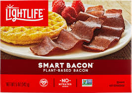 Lightlife Smart Bacon Plant-Based Vegan Bacon Strips 5 OZ