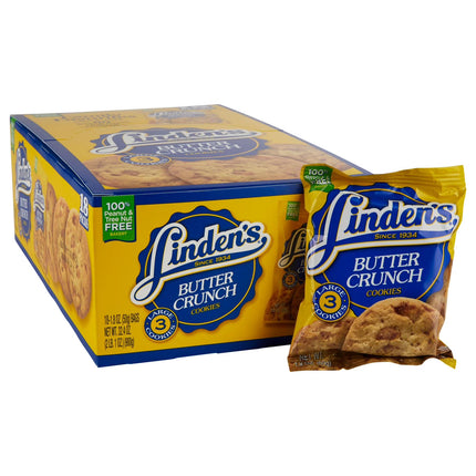 Linden's Butter Crunch Cookies 18 CT