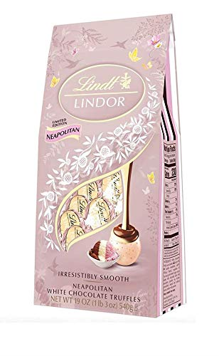 Lindor Neapolitan White Chocolate Truffles, 19 oz.