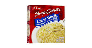 Lipton Soup Secrets Extra Noodle Soup Mix with Real Chicken Flavor Broth, 4.9 Oz, 2 Pack