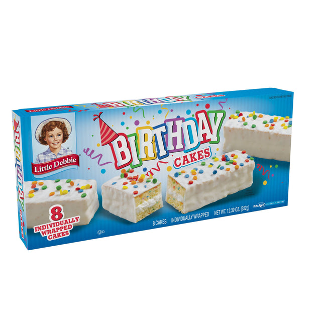 Little Debbie Birthday Cakes, 12.39 Oz (8 Count)