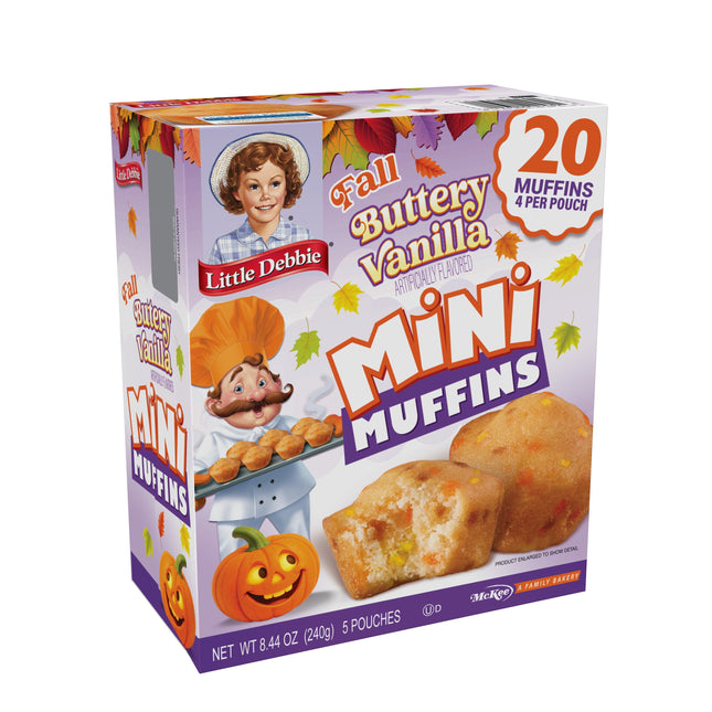 Little Debbie Family Pack Fall Mini Muffins (Buttery Vanilla)