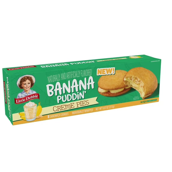 Little Debbie Banana Puddin' Creme Pies 9.57 OZ