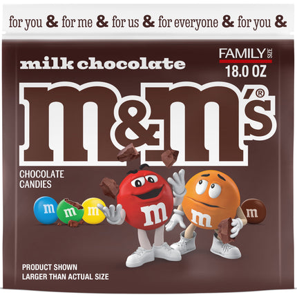M&M'S Milk Chocolate Summer Candy, Sharing Size - 10 Oz Resealable Bag