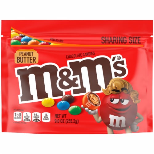 M&M's Peanut Butter Chocolate Candy, Sharing Size - 9 oz
