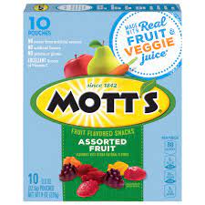 MOTT'S MEDLEYS ASSORTED FRUIT SNACKS, 90 ct.