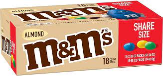 M&M's - Almond Candy, King Size - 18/2.83 Oz