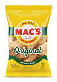 Mac's Original Fried Pork Skins, 4 oz