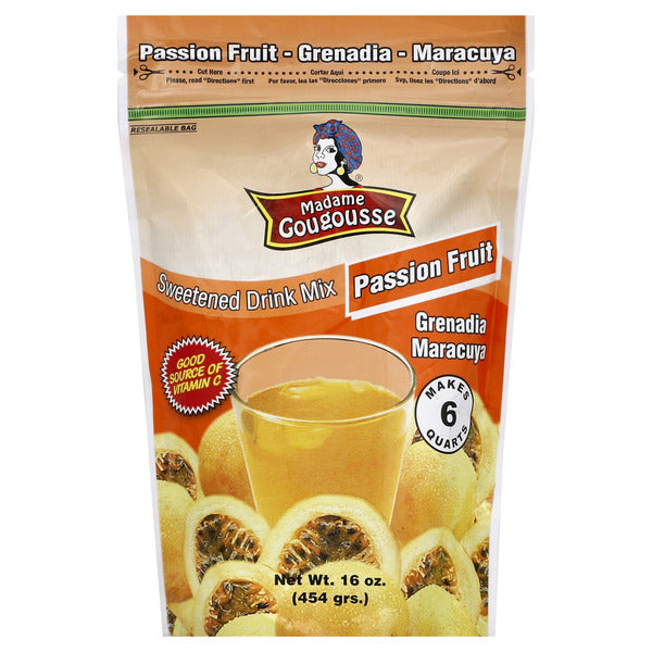 Madame Gougousse Passion Fruit Drink Mix 16 OZ