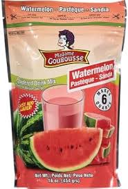 Madame Gougousse Watermelon Mix Drink Mix 16 oz