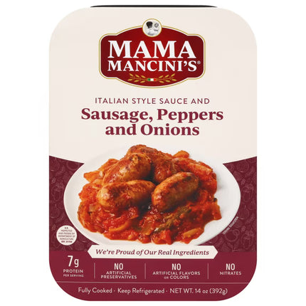 Mama Mancini's Sausage Pepper and Onions 14 oz (PORK)