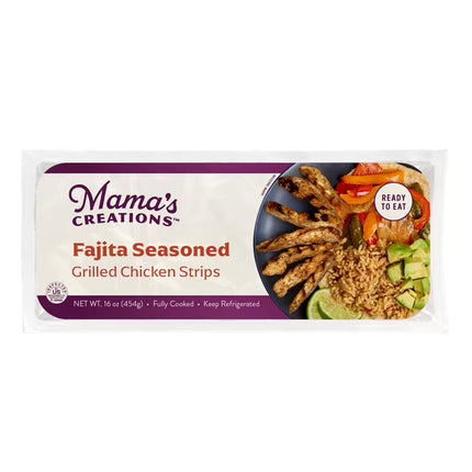 Mama's Creations Ready-to-Eat Fajita Grilled Chicken Breast Strips, 16 oz
