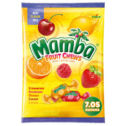 Mamba Fruit Chews Chewy Candy, 7.05oz