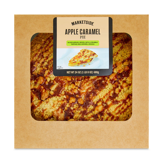 Marketside 8-Inch Caramel Apple Pie, Baked, 24 Oz Box
