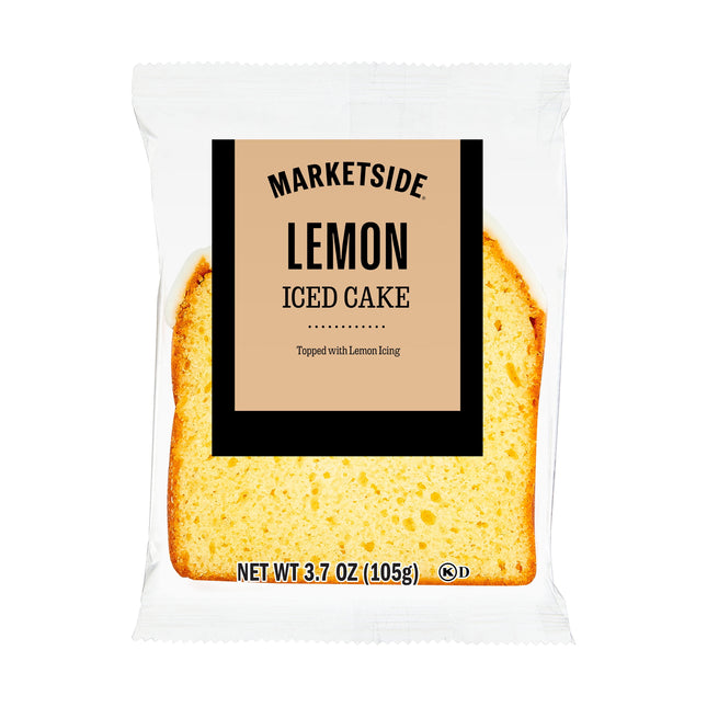 Marketside Individually Wrapped Iced Lemon Cake, 3.7 Oz, 1 Count