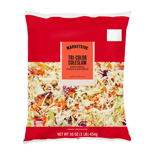 Marketside Tri-Color Cole Slaw, 16 Oz Bag, Fresh