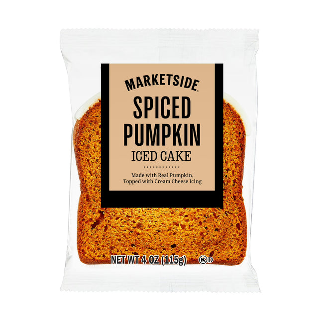 Iced Pumpkin Sliced Cake, Individually Wrapped, 4 Oz, 1 Count