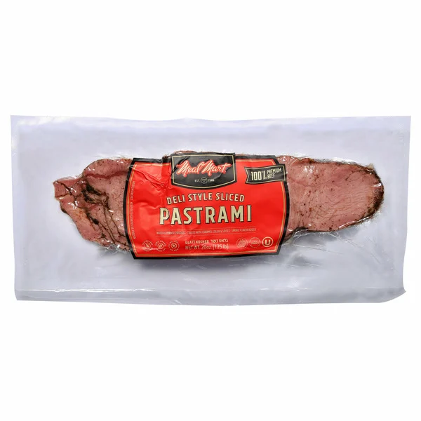 Meal Mart Glatt Kosher Sliced Beef Pastrami, 20 oz