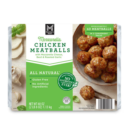 Member's  Mozzarella Chicken Meatballs, 40 oz.