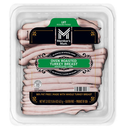Member's Oven Roasted Turkey Breast, Sliced 1 lb. 6 oz.