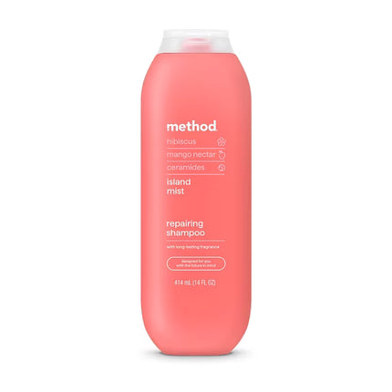 Method Island Mist Repairing Hibiscus, Mango, Passion Fruit Shampoo - 14 fl oz