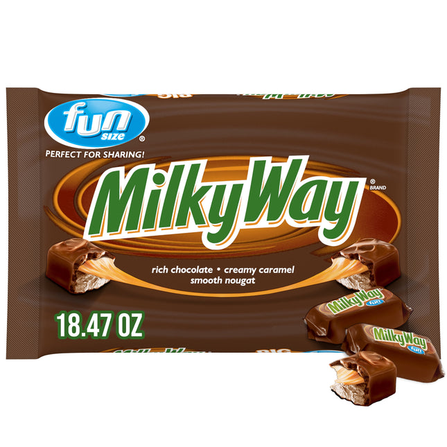 Milky Way Fun Size Milk Chocolate Candy Bars - 18.47 Oz Bag