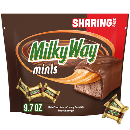 Milky Way Minis Chocolate Bars, Sharing Size - 9.7 Oz Candy Bag