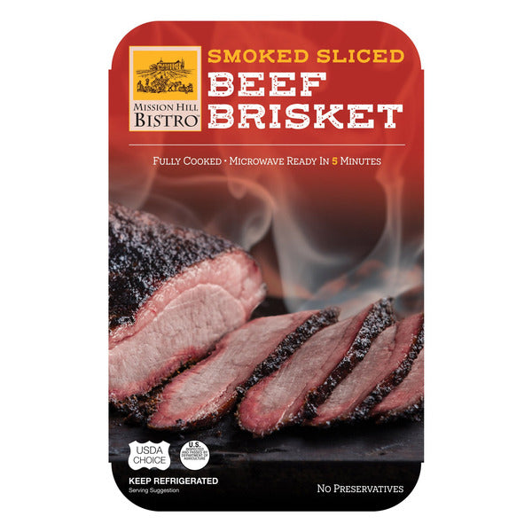 Mission Hill Bistro Smoked Sliced Beef Brisket 32 oz