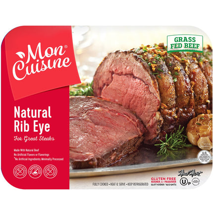Mon Cuisine Natural Grass Fed Beef Rib Eye 2 Lbs